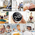 Miniatyrbillede 2 af 5: Køkken Timer, Magnetisk Nedtælling Led Digital Timer, Silent Timer