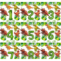 Pikkukuva 4 / 5: Dinosaur Foil Balloon taustakoriste syntymäpäiväjuhlatarvikkeet (numero 1) 31 kpl color 1