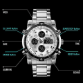 Miniatyrbillede 2 af 4: Skmei Fashion Watch Trend Multifunktionel Three Time Large Dial