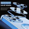 Miniatyrbild 3 av 4: Mode Transparent Magnetisk Trådlöst Case För Magsafe För Iphone 14 Plus 13 12 11 Pro Max Plating Mjukt Cover Silver For iPhone 11Pro Max