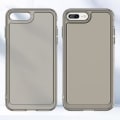 Miniatyrbillede 2 af 4: Candy Series Tpu telefontaske til Iphone 8 Plus / 7 Plus (gennemsigtig grå) Transparent Grey