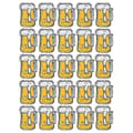 LED-dekor Blixten Presenter Väskor Märke Oktoberfest Pins Ölmugg Brosch Pin Ölmugg LED Pin Gul