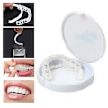 Miniatyrbillede 1 af 3: Snap On falske tænder Øvre + Nedre Dental Finer Protes Tand Cover Set A Upper Lower teeth