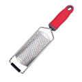 Miniatyrbillede 1 af 4: Køkkenoste rivejern & citronskal Blade i rustfrit stål Ergonomisk Tpr-håndtag Let at rive eller skal Red