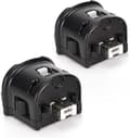 Motion Plus-adaptersensor för Wii-fjärrkontroll, Motion Plus-adapteracceleratorersättning för Wii Motion Plus-adapter - KM Black