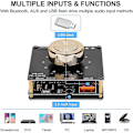 Miniatyrbild 2 av 5: Mini Bluetooth Amplifier Board Stereo - 50w+50w Audio Amplifier Board Bluetooth 5.1 Amplifier Board Photo color