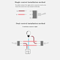 Pikkukuva 3 / 4: Retro Rocker Switch 1-4 Gang 2 Way Toggle kytkin seinävalaisin kytkin EU Plug Inte