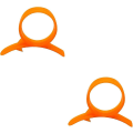 Miniatyrbilde 1 av 5: 2 stykker Citrus Zester Peeler, Appelsin Peeler Citrus Remover Plast fruktkutter (oransje)