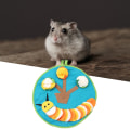Miniatyrbild 4 av 5: Kanin Sniff Mat Flexibel Bekväm Mysig Nosework Training Anti Halkkontroll Matning Bittålig Nos Lukt Training Pad Pussel Matta För Valp Dark Blue