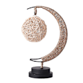 Pikkukuva 1 / 5: Dekorativ bordslampa, Moon Night Lamp Winding Bomullstråd Led Light Lamp style 3