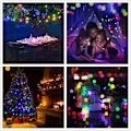 Pikkukuva 5 / 5: Solar String Lights, 100 LEDs 12m Outdoor ja Indoor Color String Lights