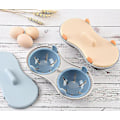 Miniatyrbild 1 av 4: Hhcx-microwave Friendly Double Poached Egg Maker Tool(orange)