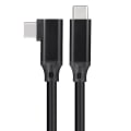 Pikkukuva 1 / 5: 2kpl Oculus Quest 2 -linkkikaapeli, usb C-C-kaapeli linkkipalveluun ja lataamiseen, nopea tiedonsiirto, nopea laturijohto 90 asteen kulmassa Type C, com black 01 6.56 feet
