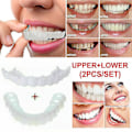 Miniatyrbild 1 av 4: Snäpp på löständer Övre + nedre tandfasader Cover A Only Upper teeth