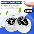 Miniatyrbild 2 av 5: 50 st Hand Pops Handdukar, komprimerad handduk, ansiktshandduk, engångspress Desinfektion våt handduk Innehåller 300 ml Xinda 2Sets