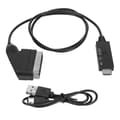 HD Multimedia Interface til Scart Kabel Understøtter PAL NTSC HD til Scart Konverter Adapter Kabel til TV VHS VCR DVD