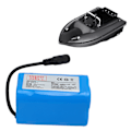 Miniatyrbillede 1 af 6: 12000mAh 7.4V Genopladeligt Litiumbatteri til Højhastigheds RC Foderbåde