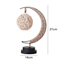 Pikkukuva 2 / 5: Dekorativ bordslampa, Moon Night Lamp Winding Bomullstråd Led Light Lamp style 3