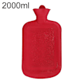 Miniatyrbillede 1 af 5: 500/1000/1750/2000 ml bærbar gummi vinter varmtvandsflaskepose Håndvarmer 2000ml
