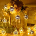 Miniatyrbild 4 av 5: 10ft 20 Led Marockansk Globe Led Fairy String Lights För Jul (varm vit) Warm White