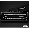 Miniatyrbild 2 av 2: Modular Magnetic Magic Fidget Penna Diy Design Neutral Fun Polar W/ask för presenter Silver