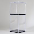 Miniatyrbild 2 av 3: Akryl Plast Display Case Box Klart dammtätt skydd för modeller