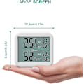 Miniatyrbild 5 av 5: Digital termohygrometer, stor inomhus-lcd-termometer, temperatur