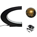 Miniatyrbilde 5 av 5: Flytende Globe Med Led Lys C Form Magnetisk Floating Globe Verdenskartdekorasjon