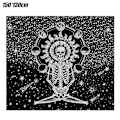 Pikkukuva 2 / 5: Skeleton Tapestry Gothic Bohemian Seinäkoriste Kodinsisustus Peitto päiväpeite 150x130cm