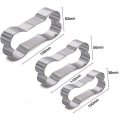 Miniatyrbilde 3 av 3: Dog Bone Cookie Cutter Set, rustfritt stål, 3-delt