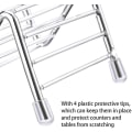 Miniatyrbillede 3 af 3: Taco Holder 4 Pack Rustfrit Stål Taco Stand Taco Rack Space