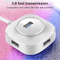 Miniatyrbild 3 av 4: 4 Port USB 3.0 Hub Super Speed ​​Distributör 5gbs för Macbook, bärbara datorer