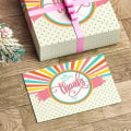 Miniatyrbilde 3 av 4: Tilbake-til-skolen velsignelse-postkort - fargerike, brettede takkekort Style 2 50 PCS