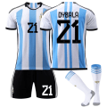 Miniatyrbild 1 av 6: ny stil Barn Vuxen 20 22 World Cup Argentina Set DYBALA21 DYBALA-21 #24