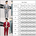 Pikkukuva 2 / 2: Miesten Business Formal 2 kpl smokkipuku bleiseri takki + housut set 4XL