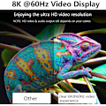 Miniatyrbild 5 av 5: 40 Gbps USB C-adapter, USB C hane till hona-adapter Högerstöd 8K@60HZ Video