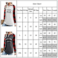 Miniatyrbillede 2 af 2: Hhcx-kvinder juletrykt langærmet bluse Plaid T-shirt Løse Tee Toppe Grey L