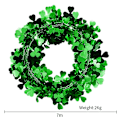 Pikkukuva 1 / 4: Clover Pendant St. Patrick's Day Green Color Strip Holiday Party Home Tunnelma järjestely circle