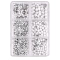 Miniatyrbillede 1 af 3: Flatback Nail Art Crystal Stonescrystal Flatback stenar for prydnad