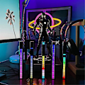 Miniatyrbillede 5 af 5: Hhcx-32 Led Rgb Bil Lyd Kontrol Lys Stemme Pc Pick Music Rhythm Light Black