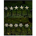 Pikkukuva 2 / 3: Tähti- tai lumihiutale-LED-puutarhavalot – LED-polkukoriste Puutarhan nurmikkopatio – Joulun hehkuvat joulukoristeet five-pointed star