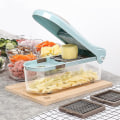 Miniatyrbild 1 av 5: Multifunktionell lökgrönsakshackare Slicer Slicer Cutter