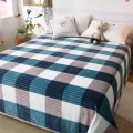 Miniatyrbillede 3 af 5: Populære japanske flanneltæpper Tykkede varme lagner Kontortæpper Sovesal Nap Tæpper Gave Engros 100*150cm Mi Ka stribe 100*150cm Mi Ka stripe