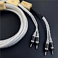 Miniatyrbild 4 av 4: Nordost Odin 2 Silver Högtalarkabel Kolfiber Bananplugg Hifi Audio Line 3m