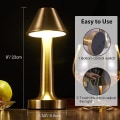 Miniatyrbilde 5 av 5: Touch Sensor Bar oppladbare bordlamper (gyldne) B Silver