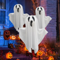 Pikkukuva 2 / 5: Halloween Ghost and Hanging Imp ulkosisustus-valkoinen Ghost riippuva koriste Style 2