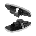 Miniatyrbilde 5 av 5: Kompatibel med Peugeot 308 207 3008 5008 A Pair Blinklys Blinklys Lyssignallampe Led Car Dynamic Side Marker white shell steady