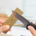 Miniatyrbillede 3 af 5: Professionel diamantskærer 2-sidet hvæsesten til knive Saks 400 1000