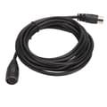 Stort DIN Adapterkabel 8 Pin Han til Hun Højttaler Lydforlængerledning til Mikrofon AV System 3m