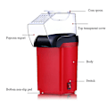 Miniatyrbillede 2 af 4: Popcorn Machine Hot Air Popcorn Maker EU standard EU standard